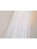 Ivory Scattered Lace Long Wedding Veil Royal Cathedral Veil With 3D Flower